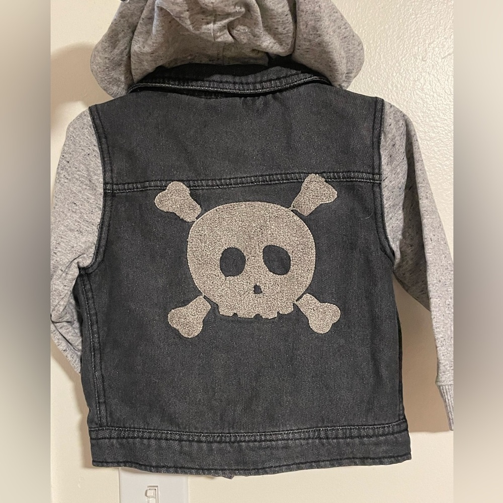 ☠️ Koala Kik Hooded Skull Jean Jacket SOLD OUT!  ( rare | htf )